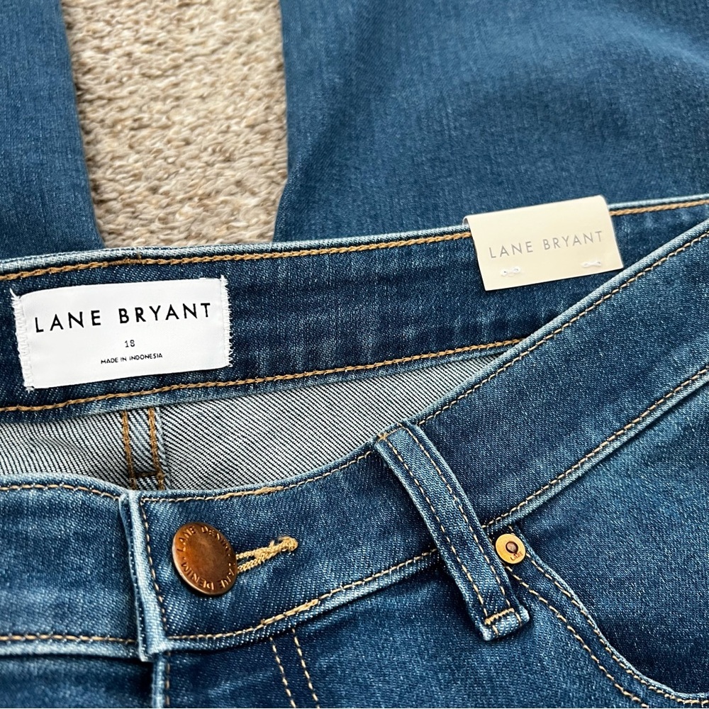 Lane Bryant Dark Blue Classic Denim Jeans NWT Size 18 - Picture 3 of 14